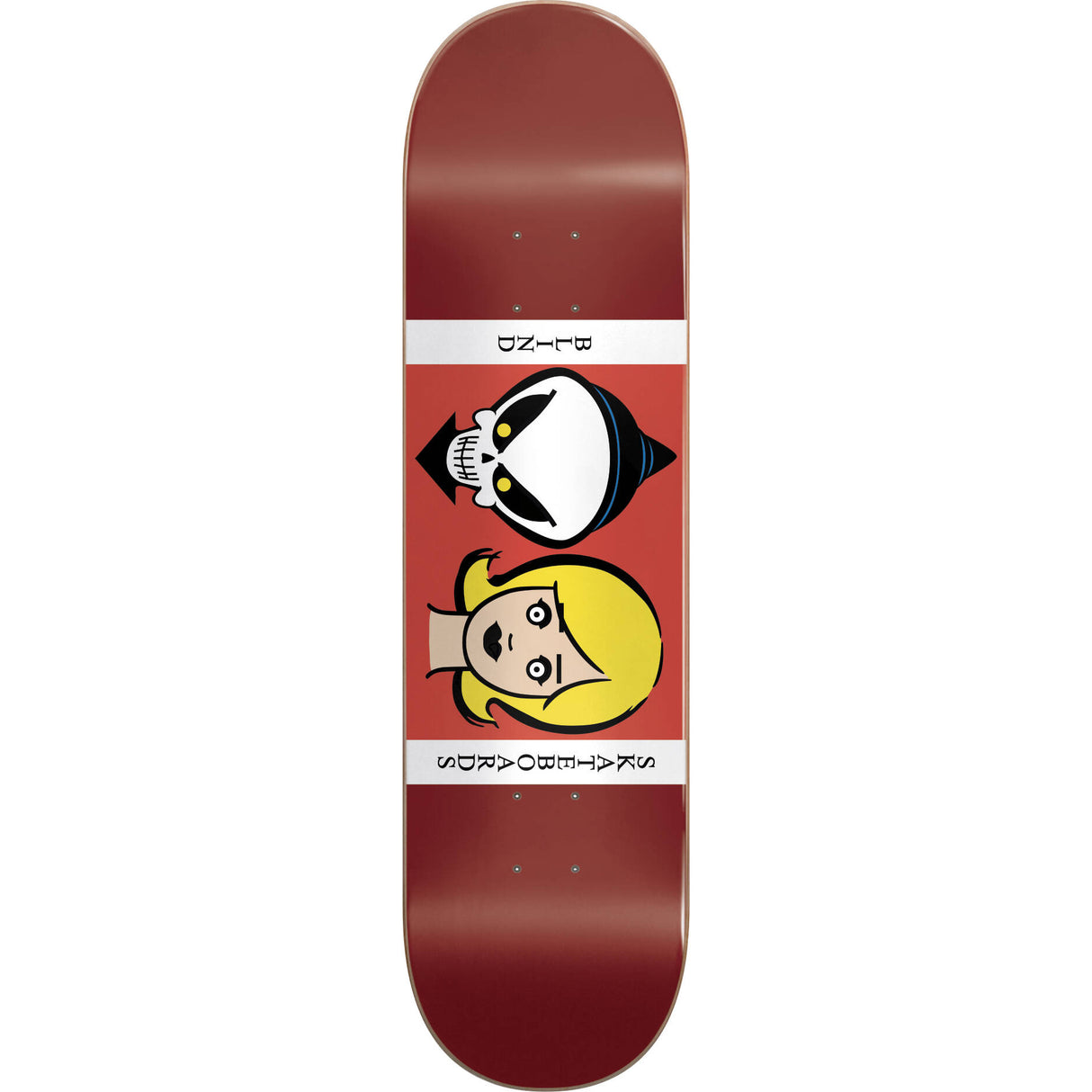 Blind Reaper Doll Skateboard Deck - Red 8"