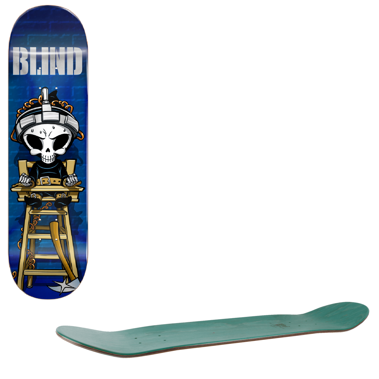 Blind Chair Reaper R7 Skateboard Deck - McEntire 8.25"
