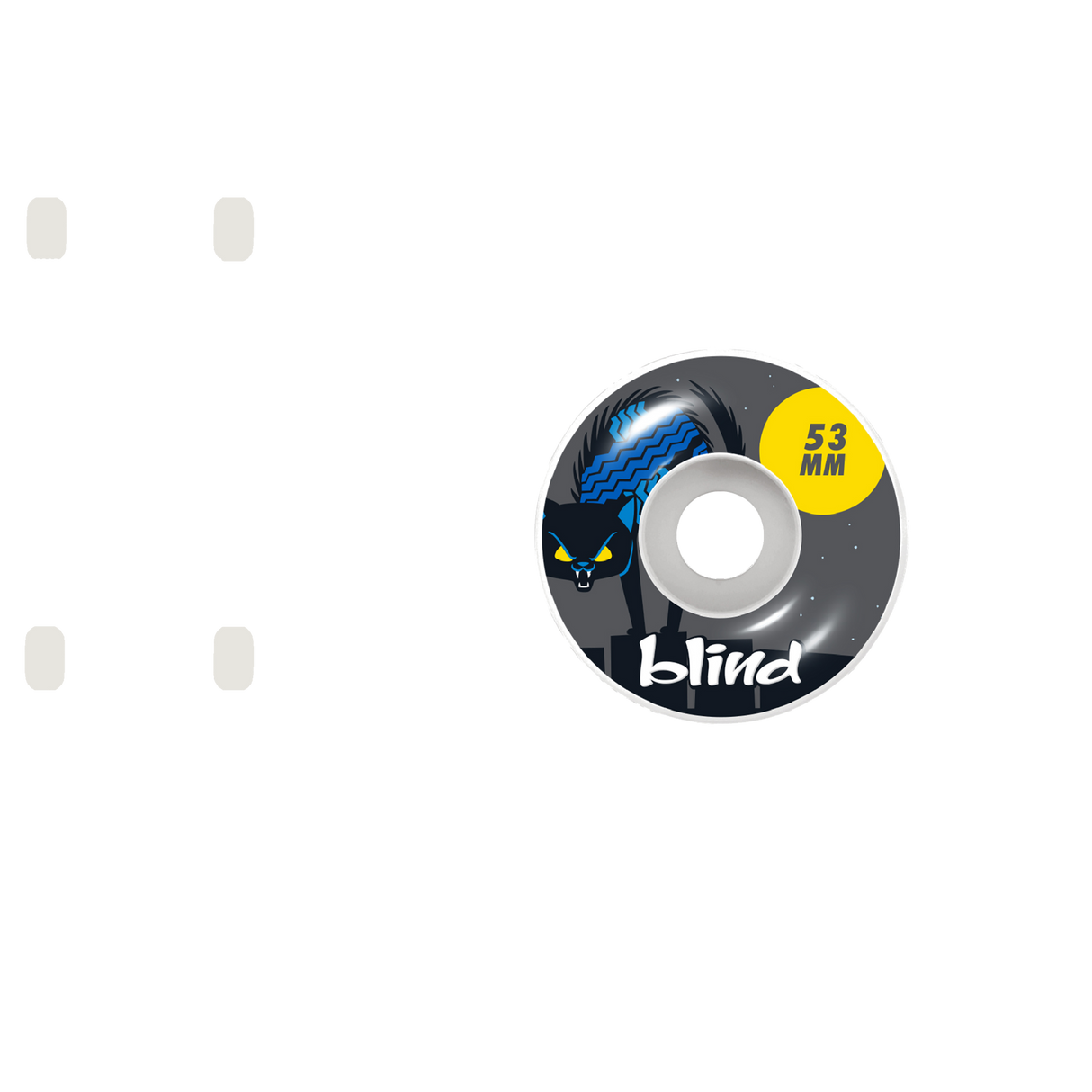 Blind Nine Lives Skateboard Wheels - Grey 53mm