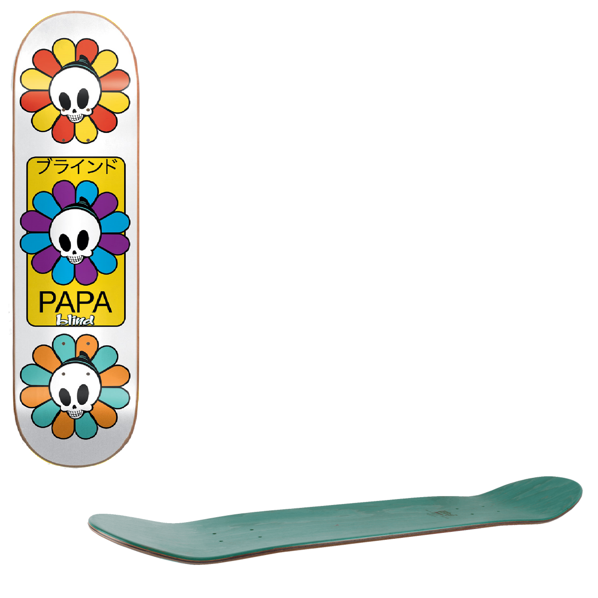 Blind Reaper Bloom Skateboard Deck - Papa 8"
