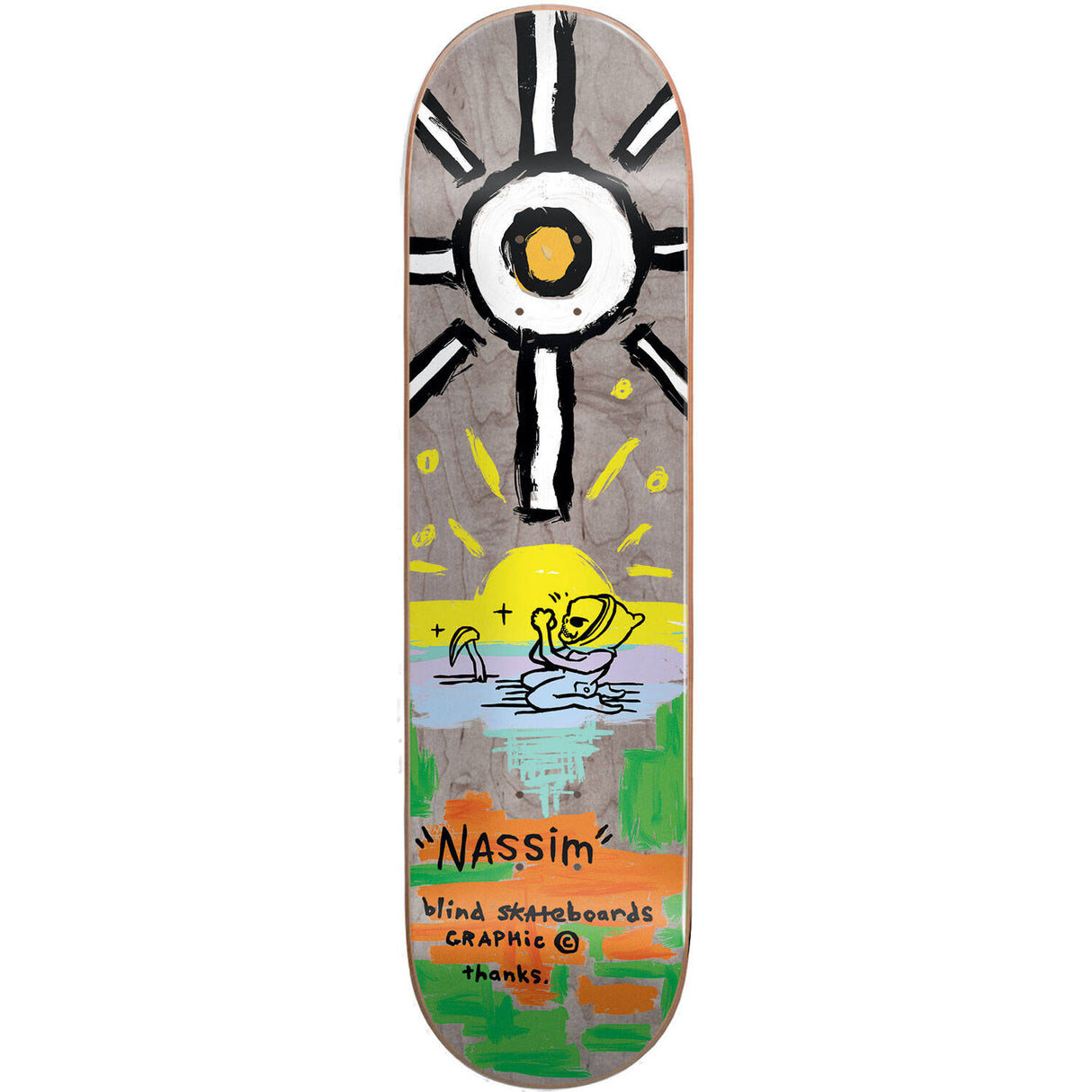Blind Reaper Pray Skateboard Deck - Nassim 8"