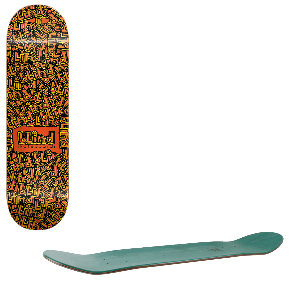 Blind OG Stand Out Skateboard Deck - Red/Orange 8.25"