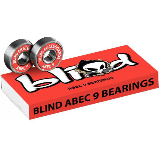 Blind ABEC 9 Bearings - Red