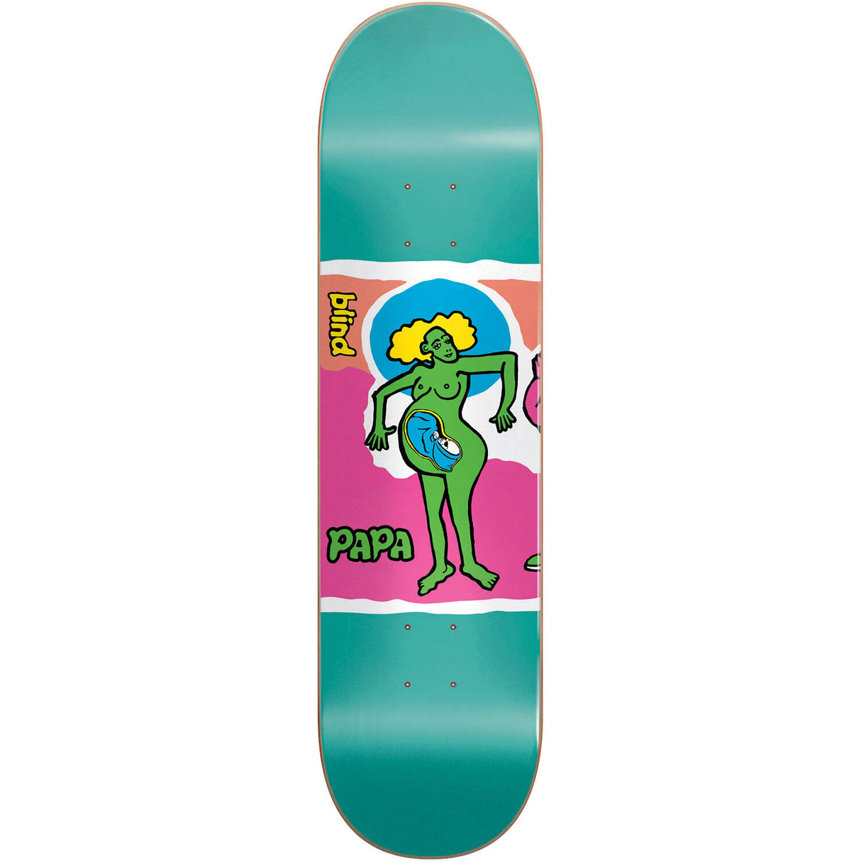 Blind Colour Portrait Skateboard Deck - Papa 8"