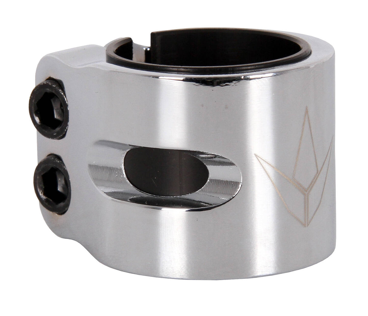 Blunt Twin Slit Double Clamp - Chrome