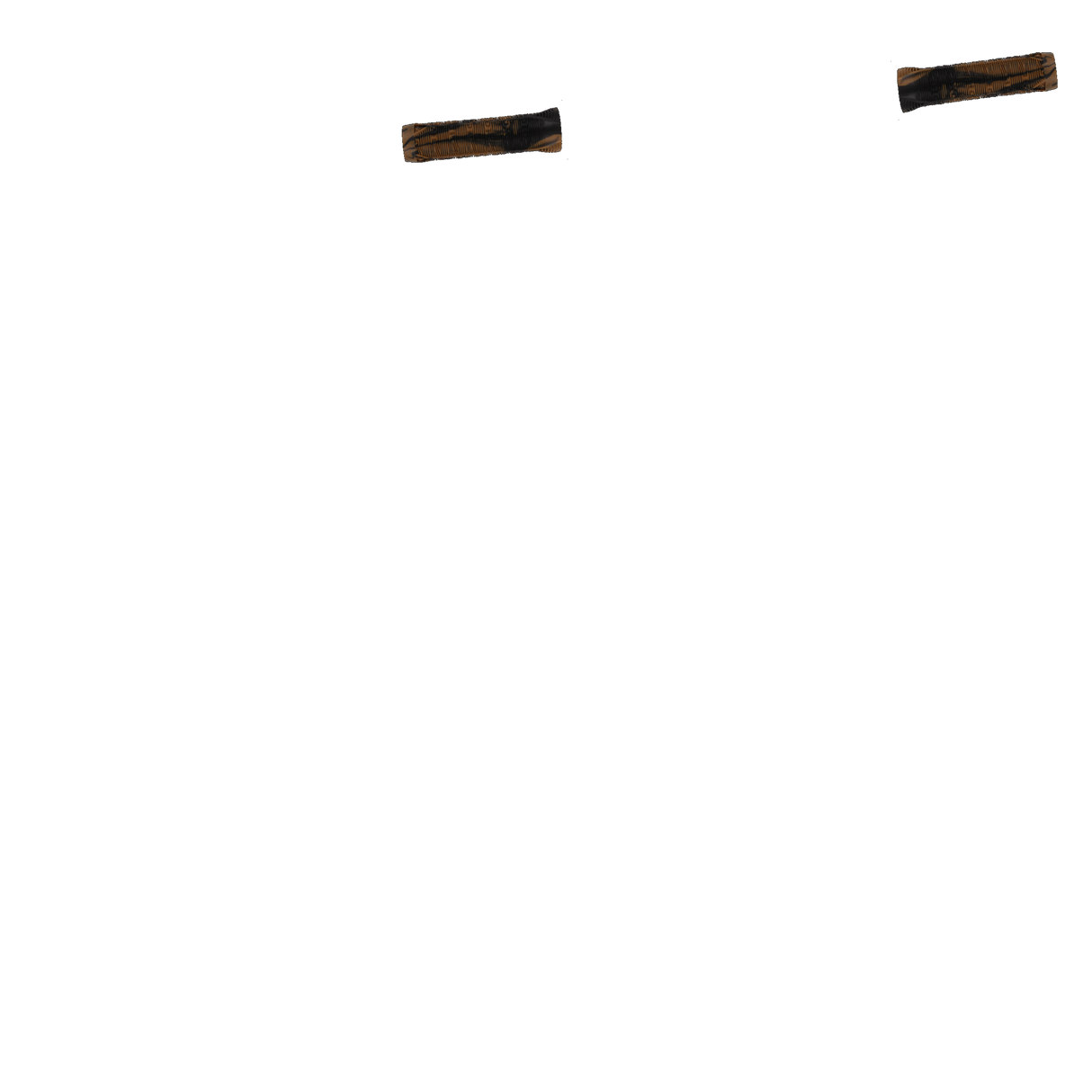 Blunt V2 Scooter Grips - Gum/Black