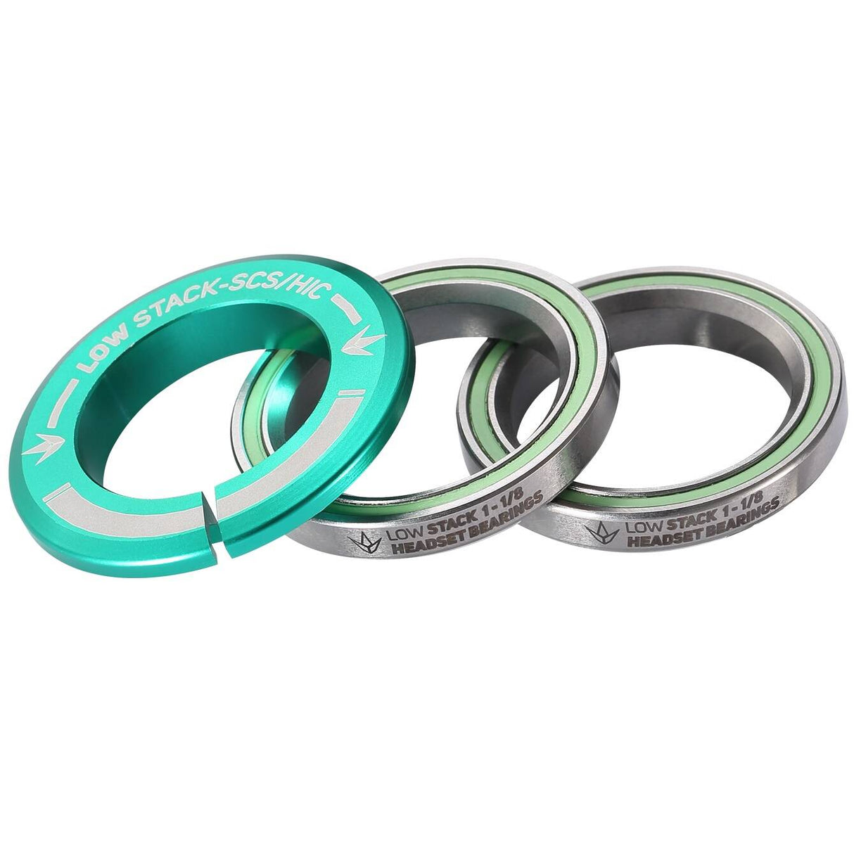 Blunt Low Stack SCS/HIC Integrated Scooter Headset - Teal