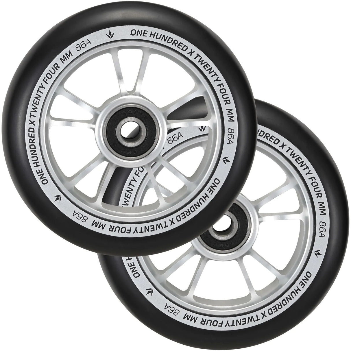 Blunt 100mm Scooter Wheel - Black/Silver