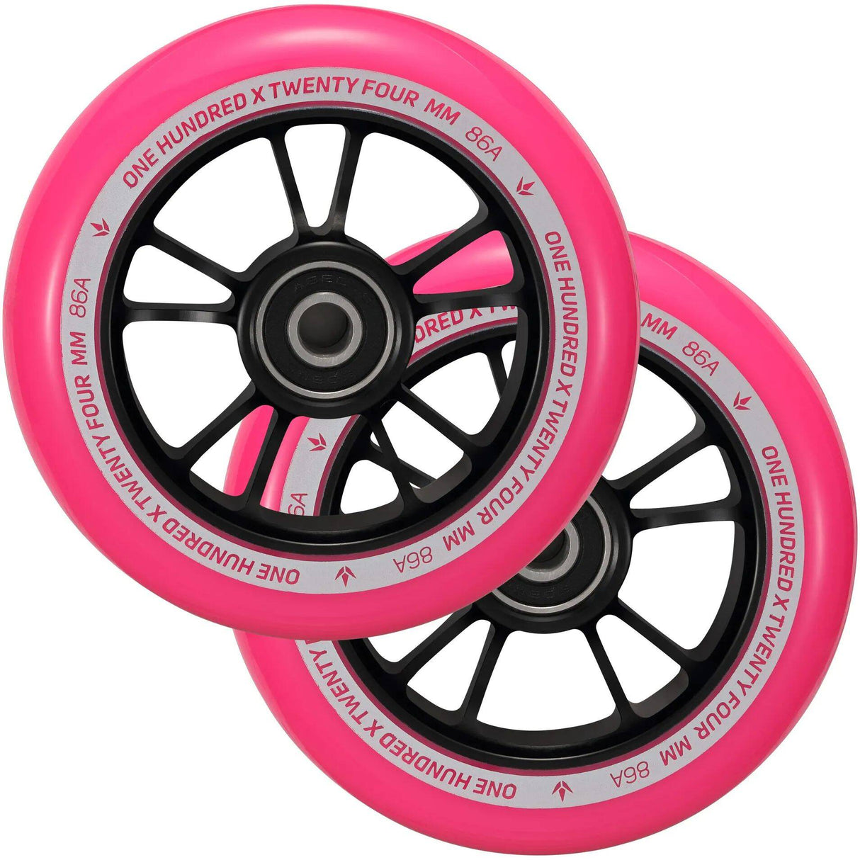 Blunt 100mm Scooter Wheel - Black/Pink