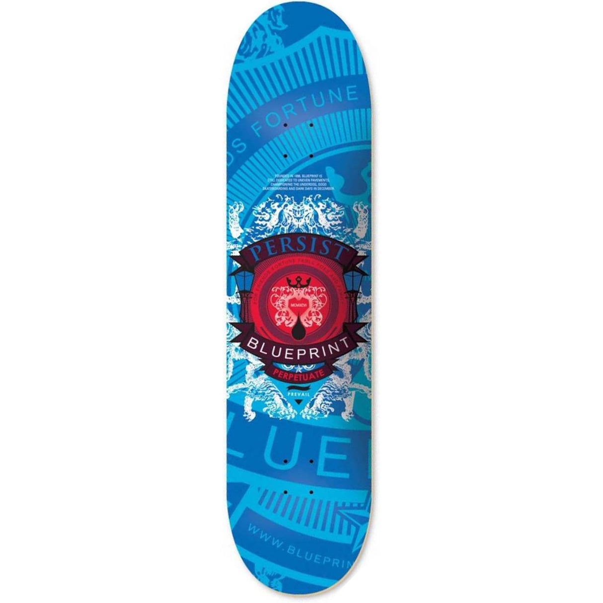 Blueprint Courage Skateboard Deck - Bright Blue 8"