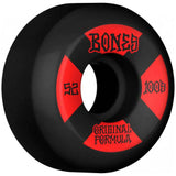 Bones OG 100's #4 V5 Sidecut Skateboard Wheels - Black 52mm