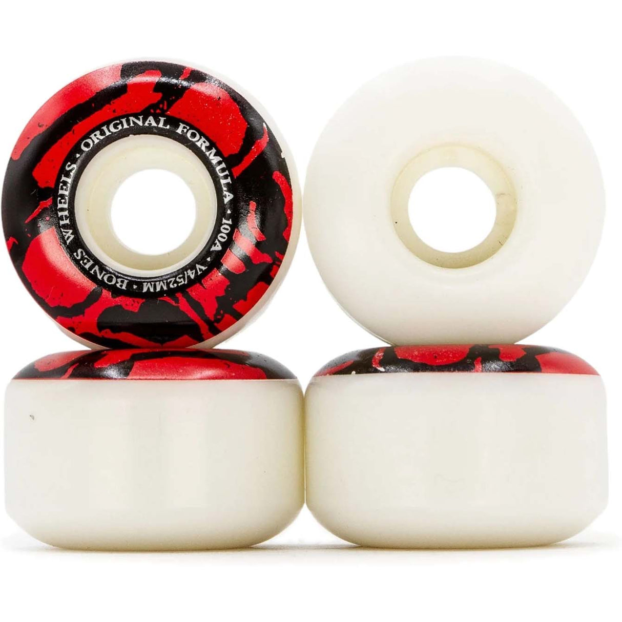 Bones Mummy Skulls O.G. Formula V4 Skateboard Wheels - White 52mm