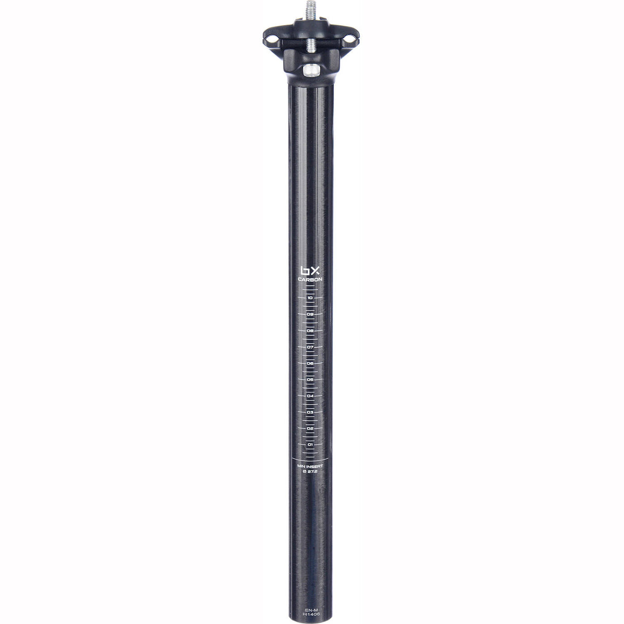 Brand-X Carbon Inline Seatpost - Black 27.2mm x 350mm