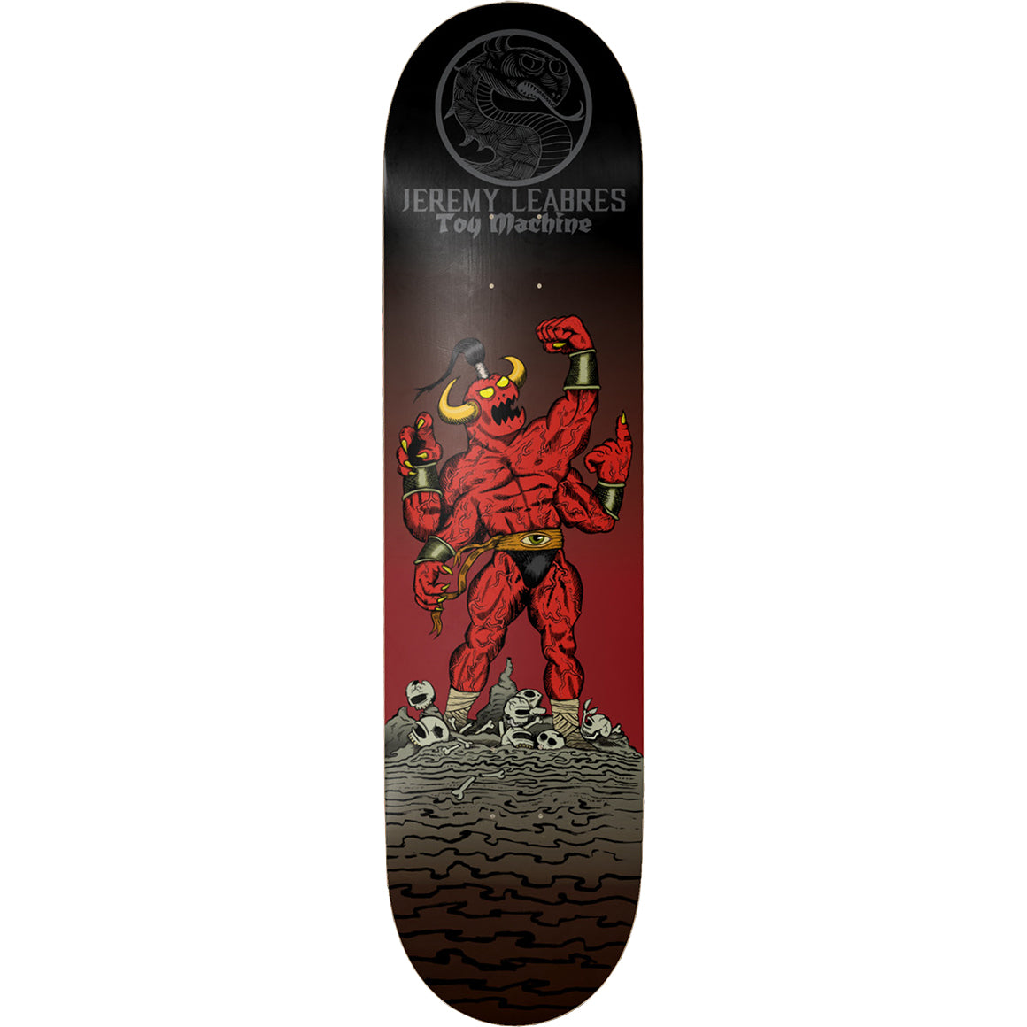 Toy Machine Death Fight Skateboard Deck - Leabres 8.25"
