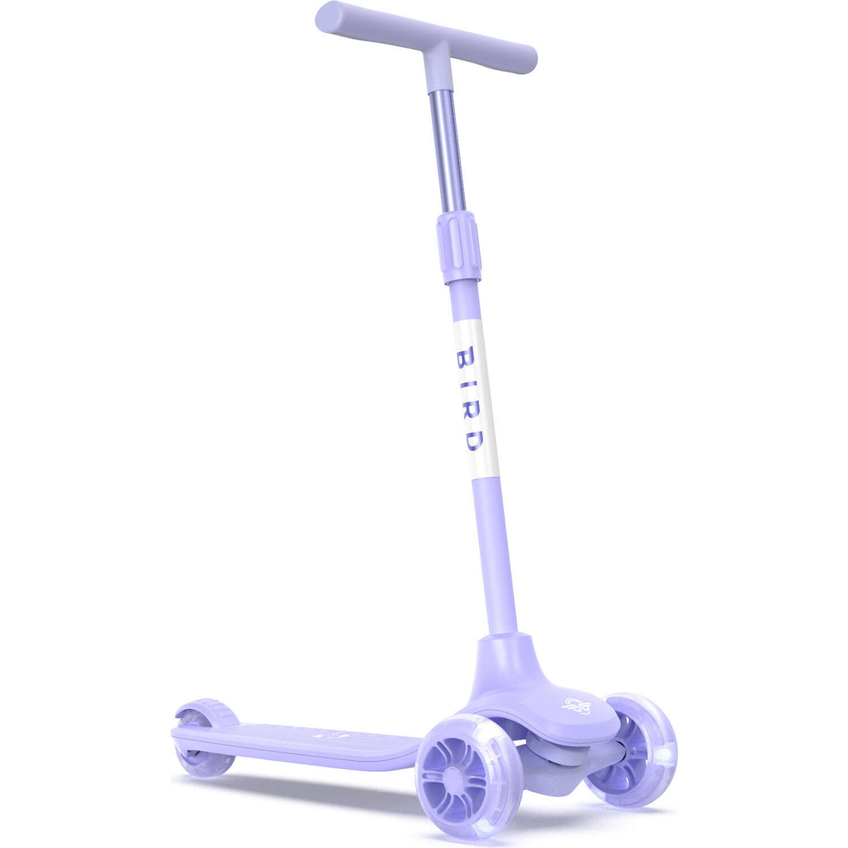 BIRD Birdie Light Up Glow 3 Wheeled Scooter - Twilight