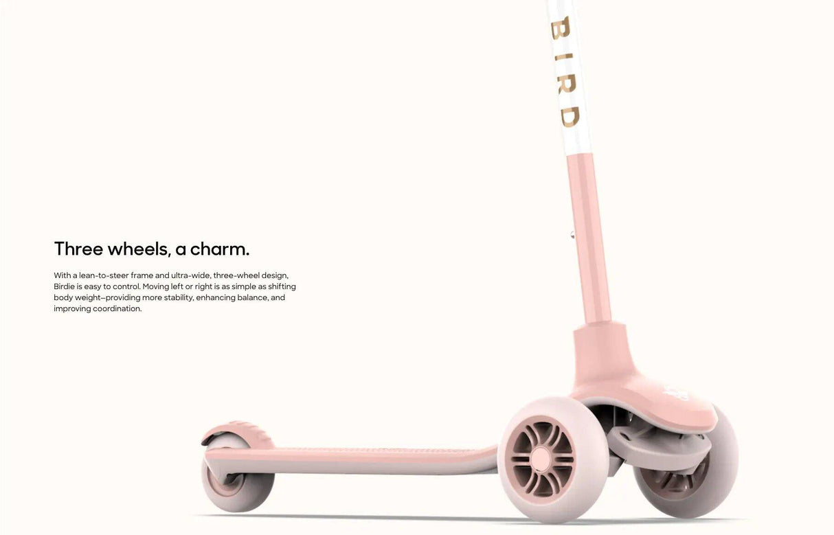 BIRD Birdie V2 3 Wheeled Scooter - Electric Rose Pink