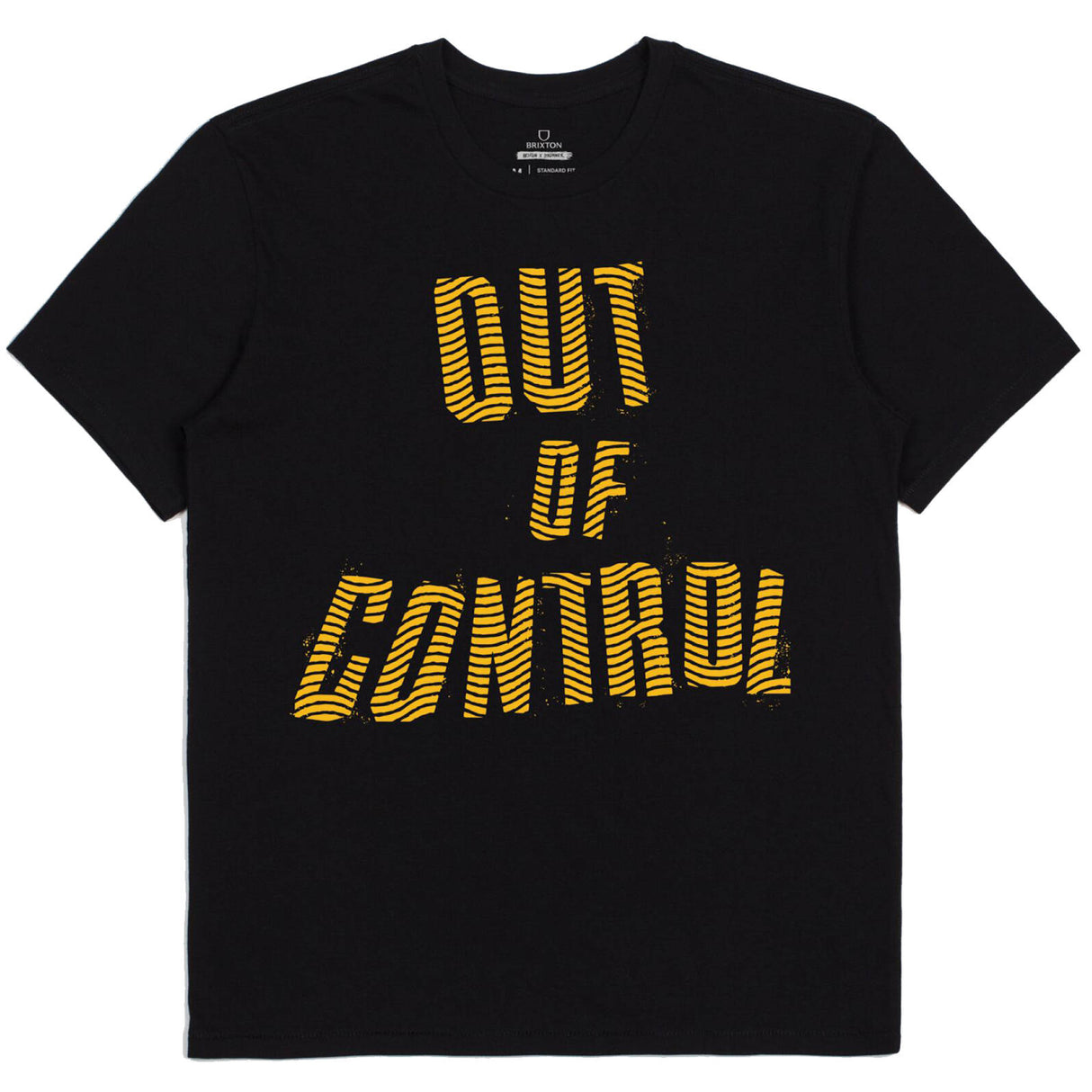 Brixton x Joe Strummer Out of Control T Shirt - Black LRG