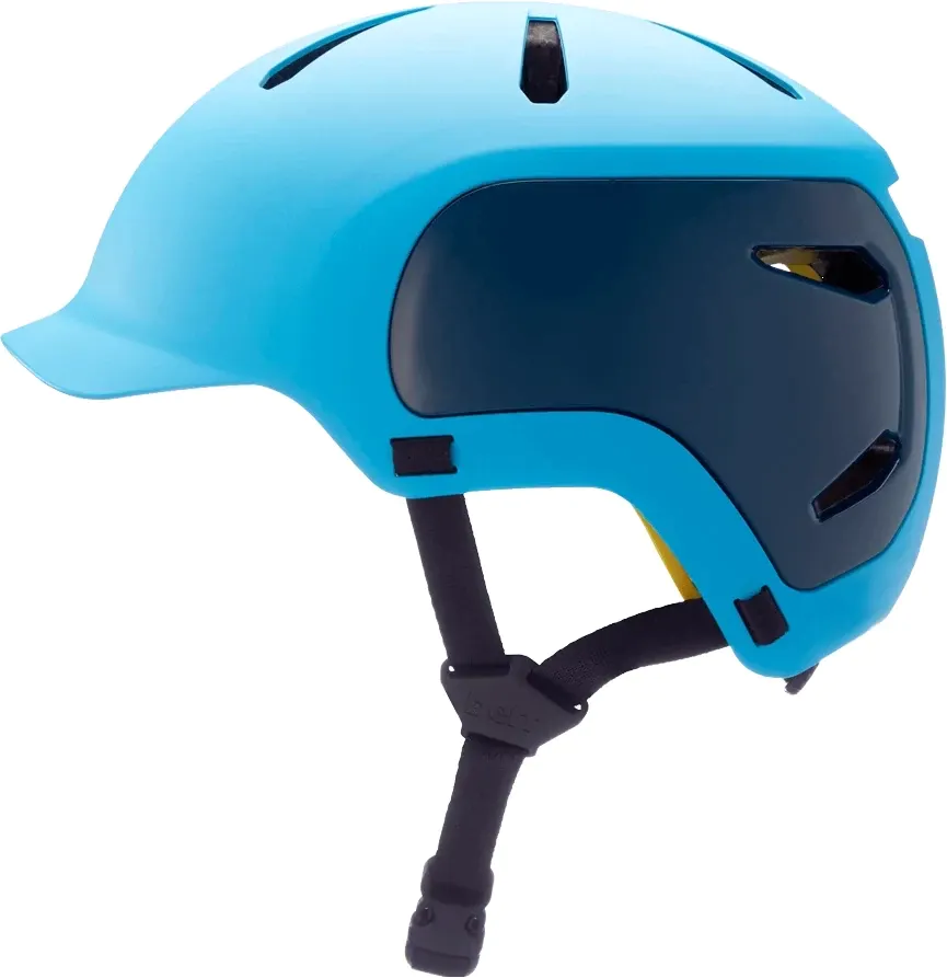 Bern Watts 2.0 Bike Helmet - Matte Ocean Blue