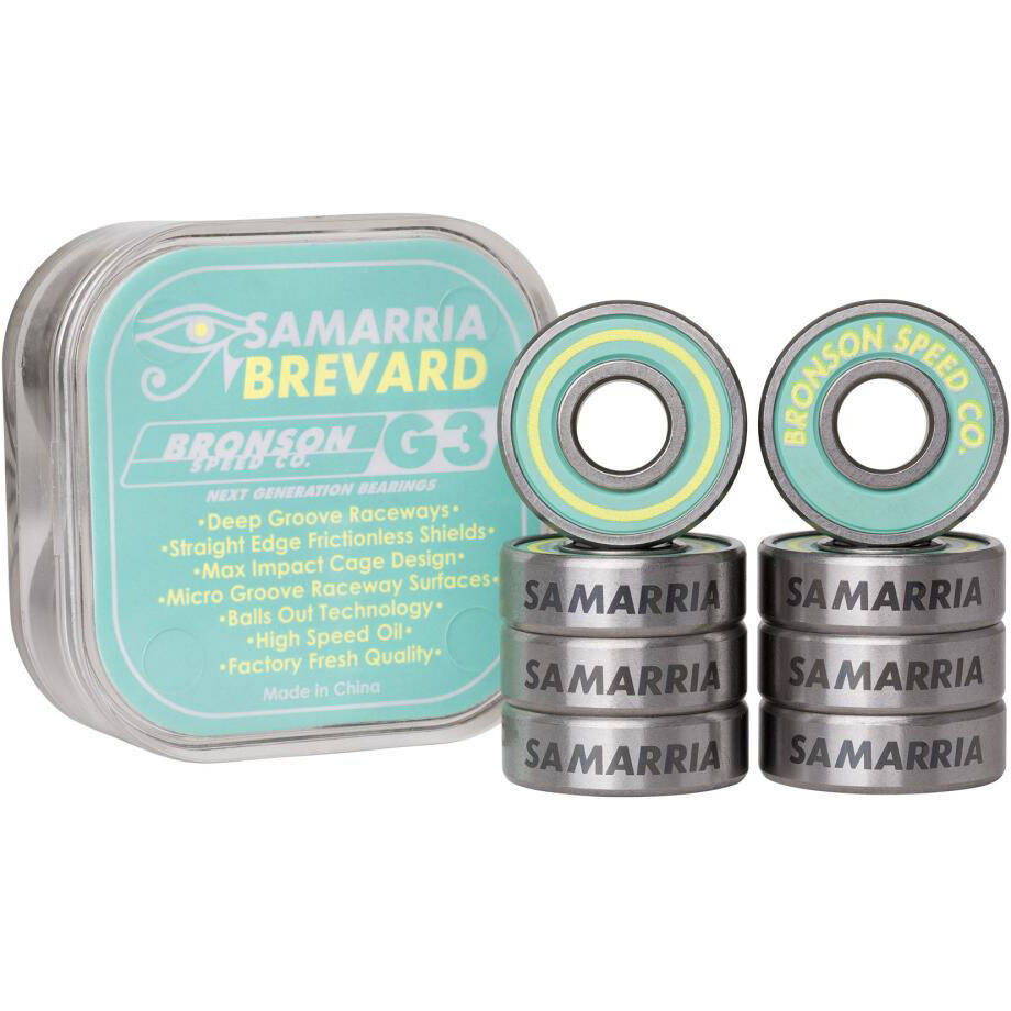 Bronson Speed Co. Samarria Brevard Pro G3 Bearings (Pack of 8)