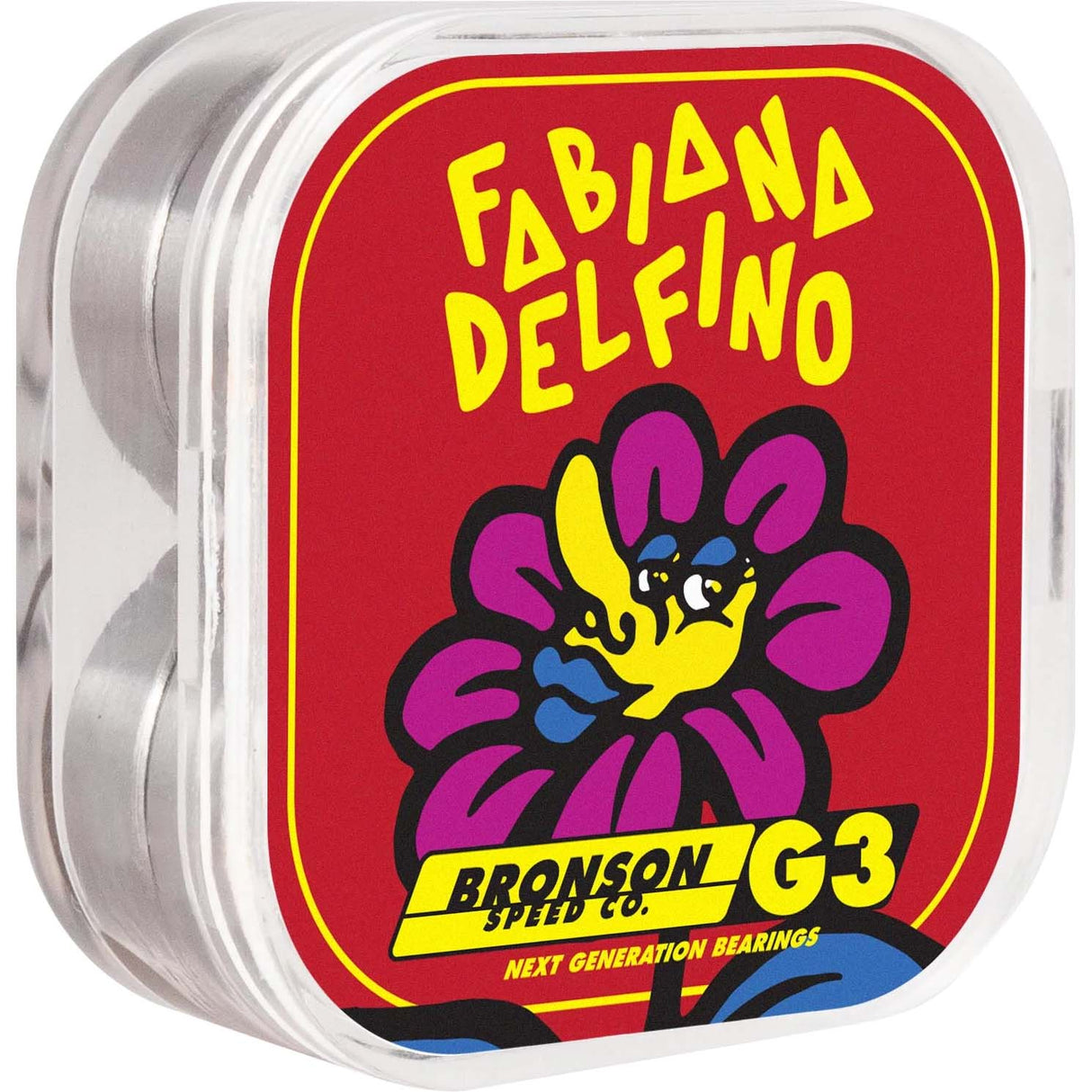 Bronson Speed Co. Fabiana Delfino Pro G3 Skateboard Bearings (Pack of 8)