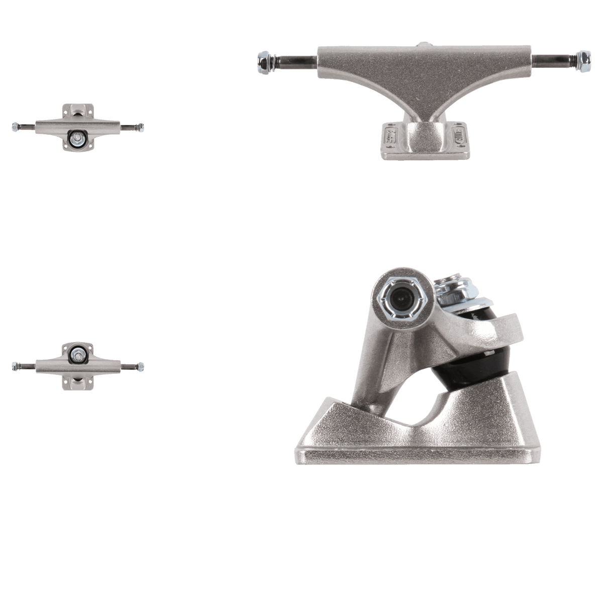 Bullet Skateboard Trucks - Silver 110mm