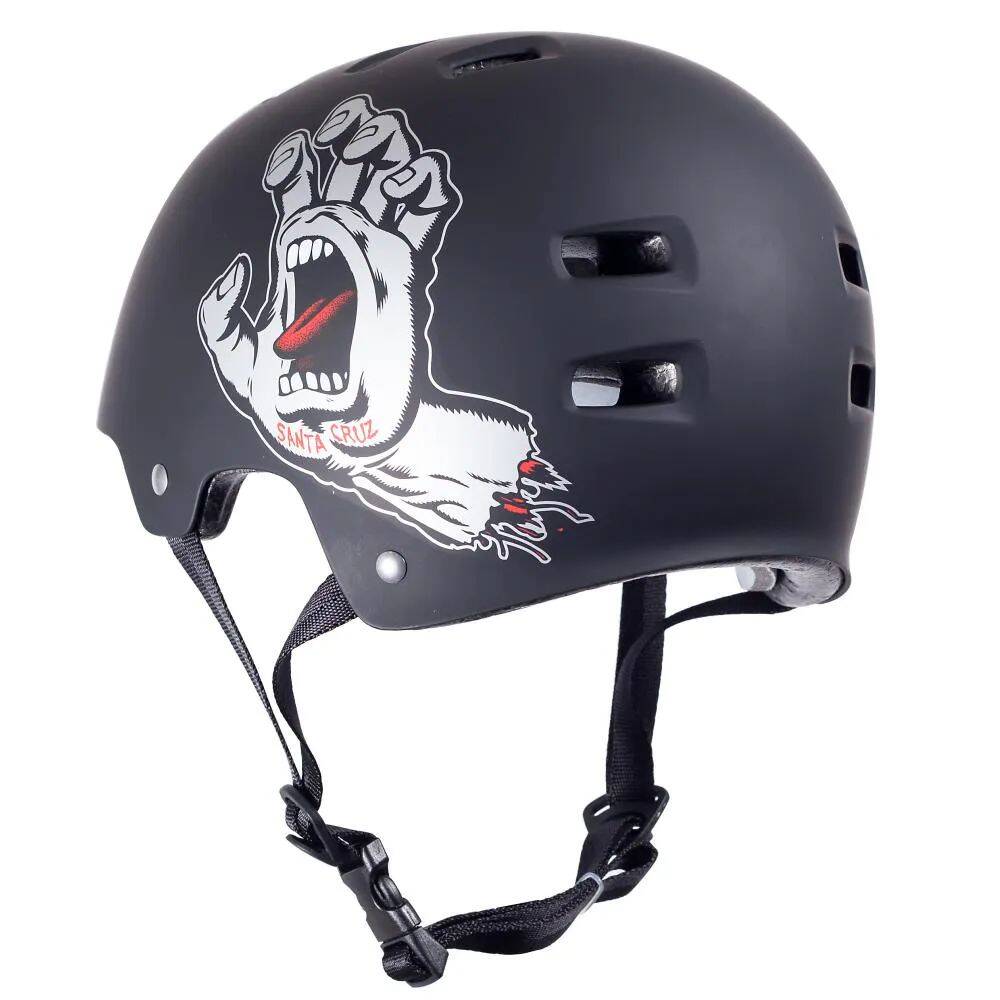 Bullet / Santa Cruz Colab Screaming Hand Graphic Helmet - Black