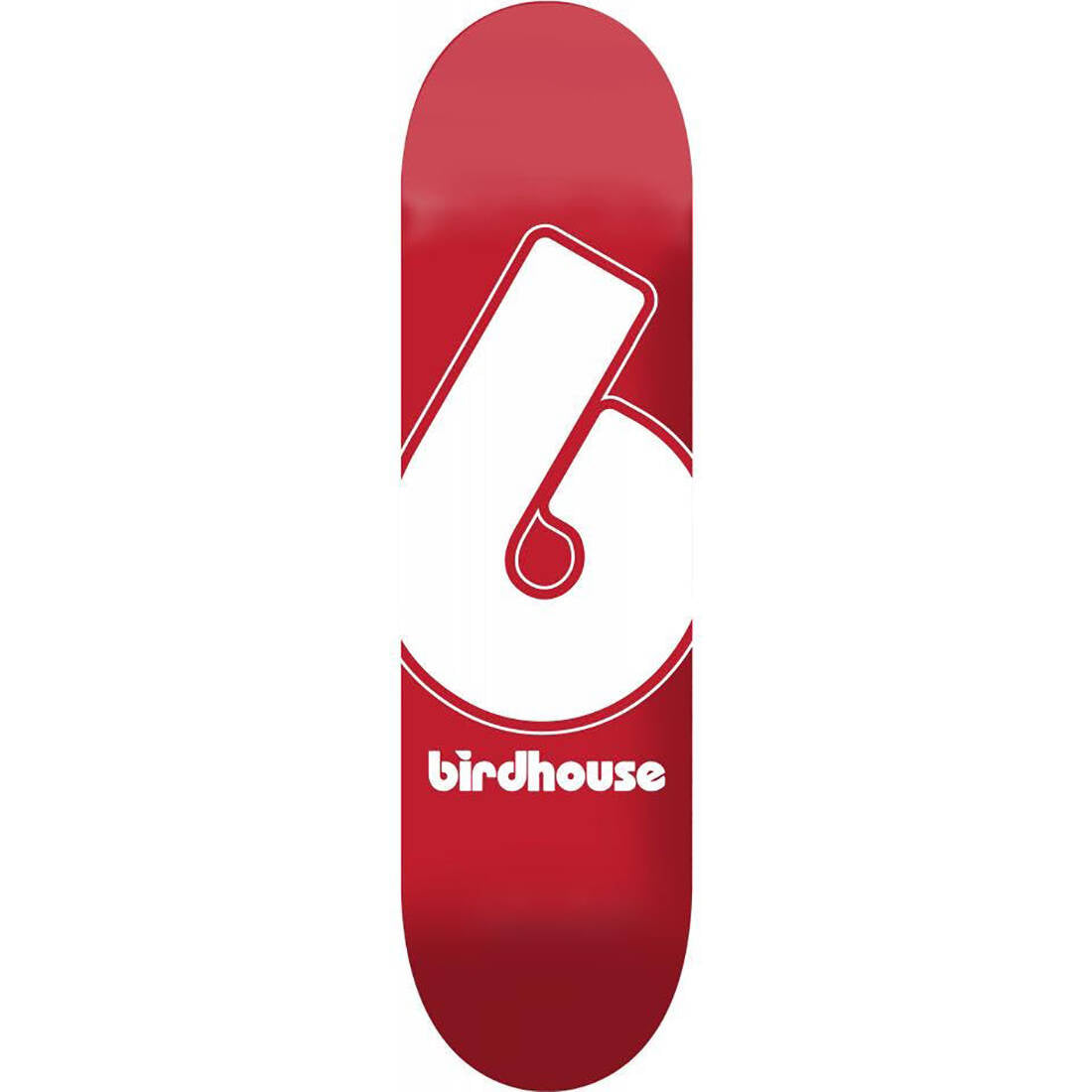 Birdhouse Giant B Logo Skateboard Deck - Red 8''
