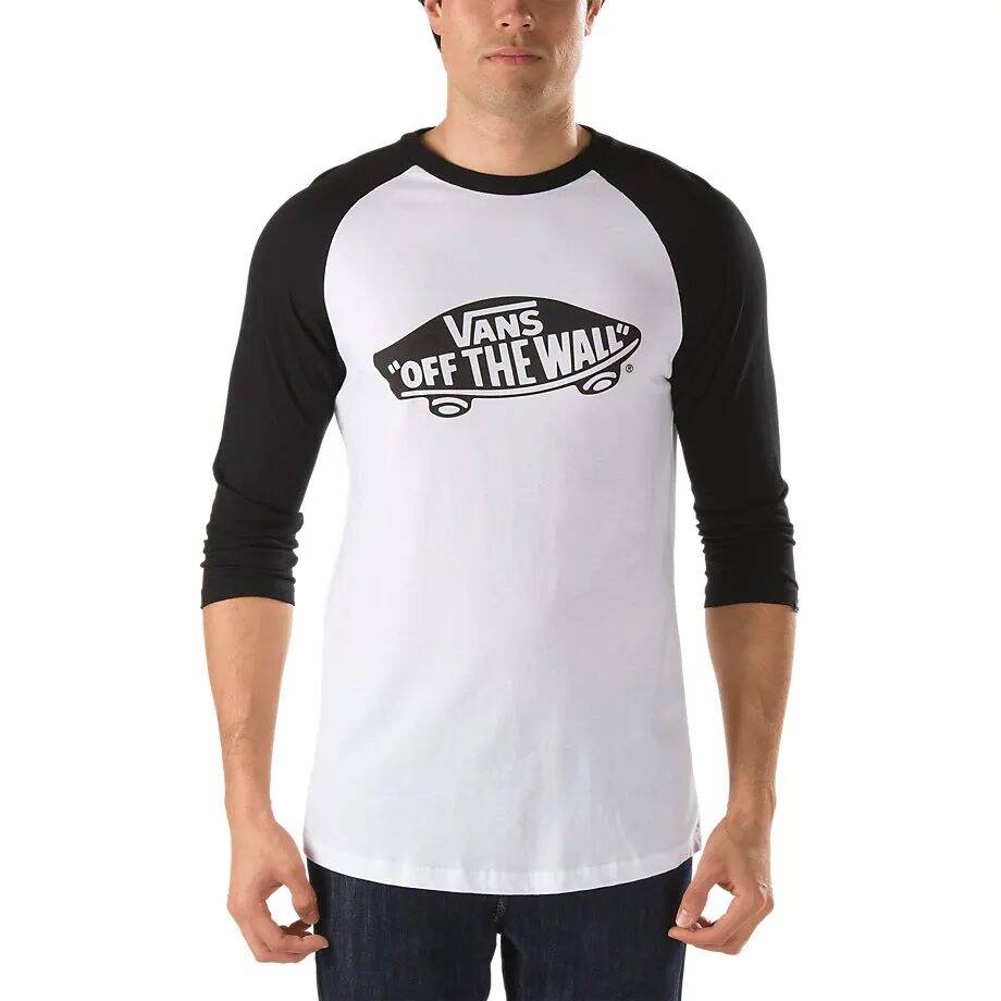 Vans OTW Raglan T Shirt - White/Black