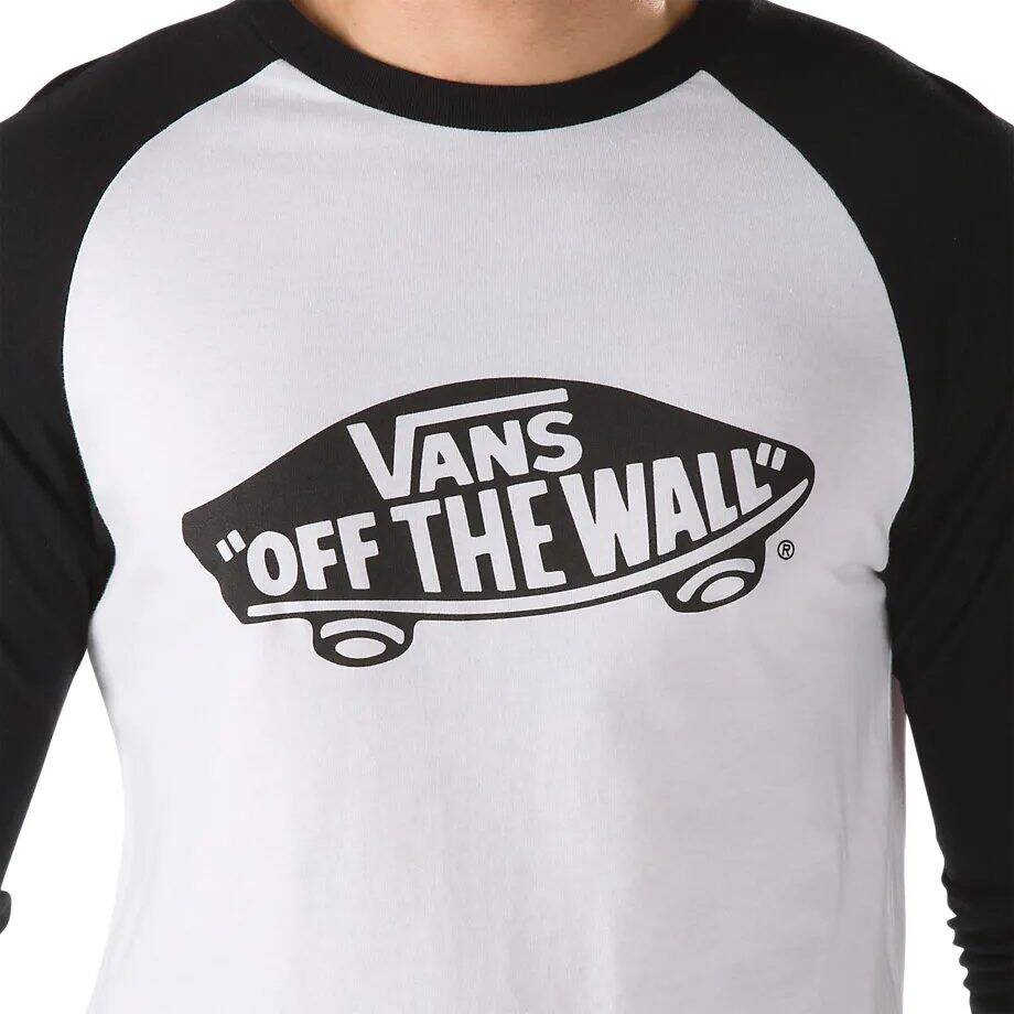 Vans OTW Raglan T Shirt - White/Black