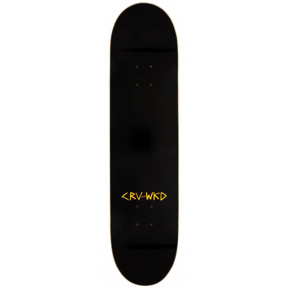 Carve Wicked Team Skateboard Deck - Orange 8.5''