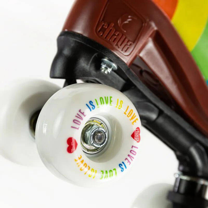 Chaya Melrose Elite Quad Roller Skates - Love Is Love