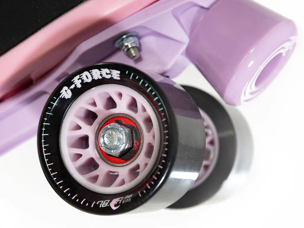 Chaya Melrose Quad Roller Skates - Black/Pink