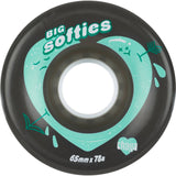Chaya Big Softie's Quad Roller Skate Wheels 65mm - Clear Black