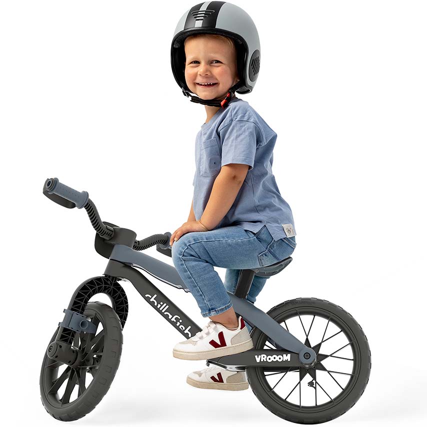 Chillafish BMXie Vroom 12" Balance Bike - Anthracite