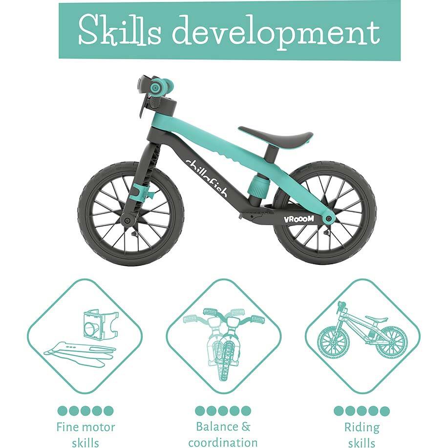 Chillafish BMXie Vroom 12" Balance Bike - Mint