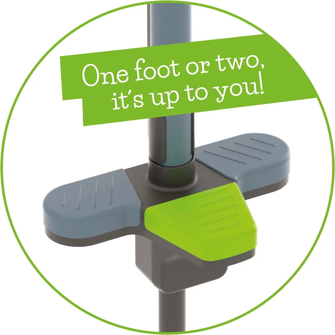 Chillafish Poogi Kids Glow Pogo Stick - Lime