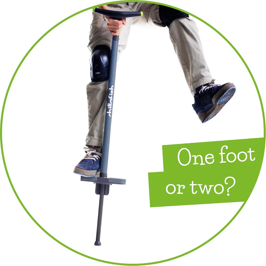 Chillafish Poogi Teen Pogo Stick - Lime