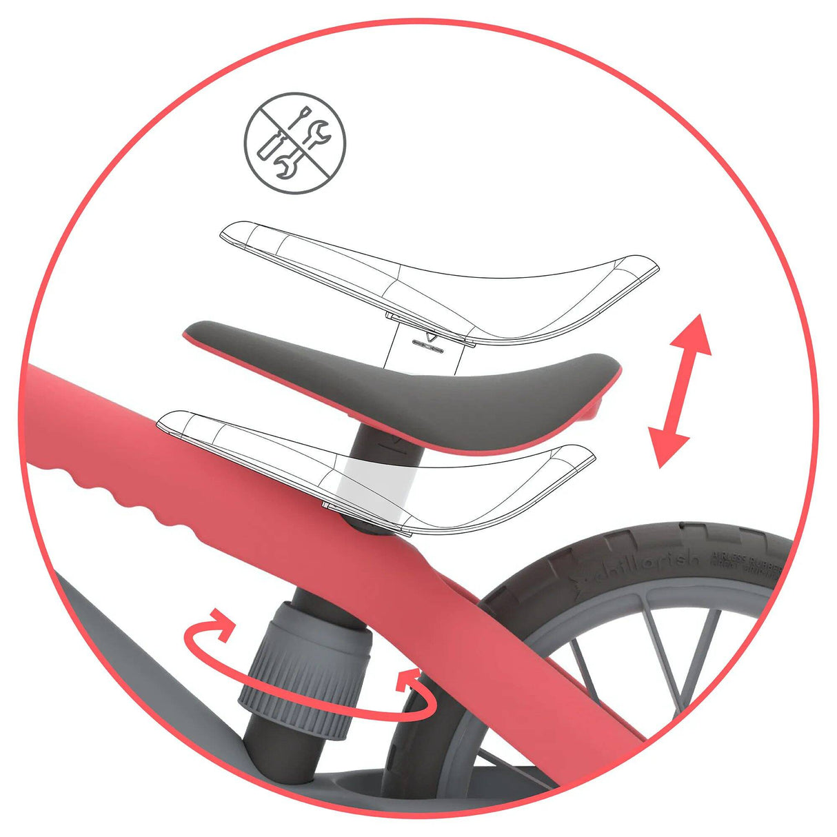 Chillafish BMXie Moto Balance Bike - Red