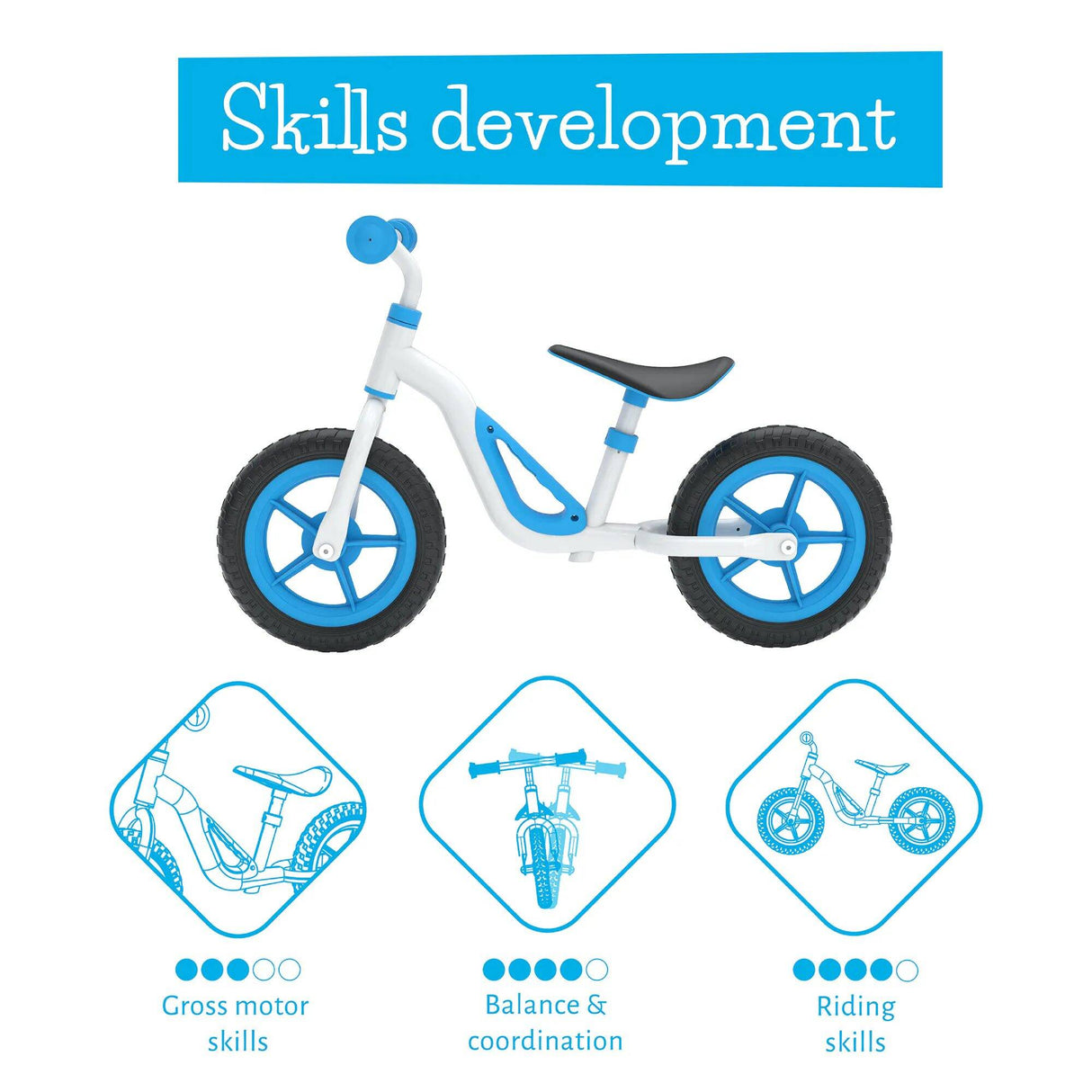 Chillafish Charlie Balance Bike - Blue