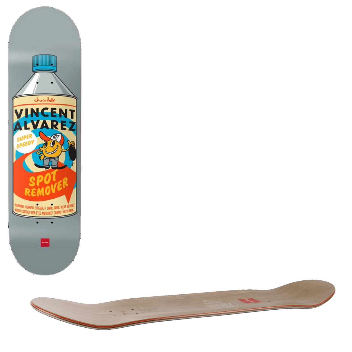 Chocolate Hecox Essentials Skateboard Deck - Alvarez 8.25''