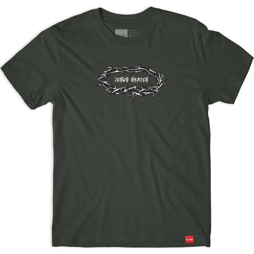 Chocolate Jesus Skates T Shirt - Asphalt