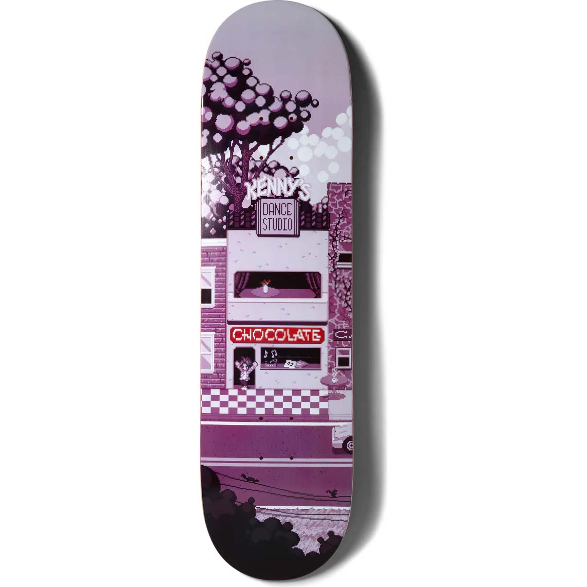 Chocolate Pixel City Skateboard Deck - Anderson 8.25"