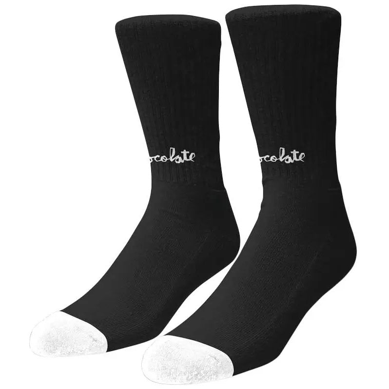 Chocolate Lost Chunk Socks - Black/White