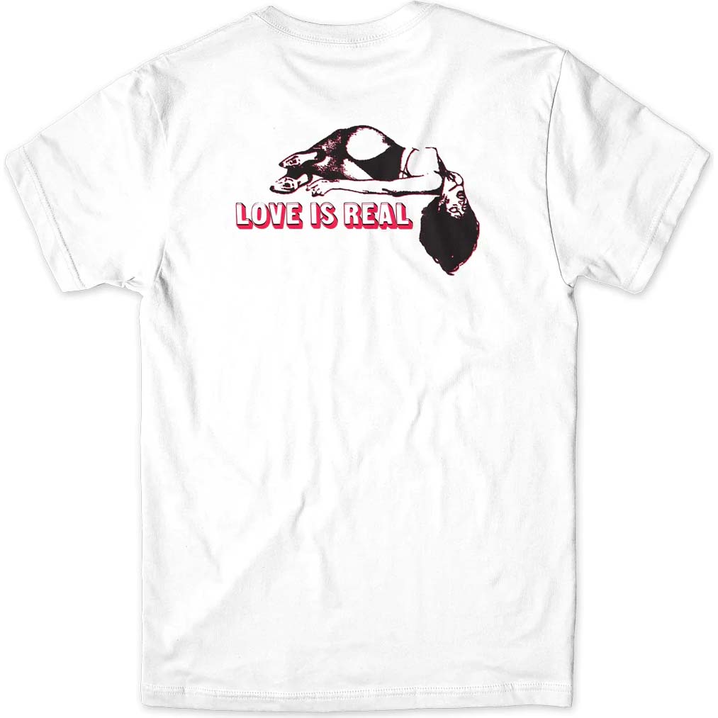 Chocolate Love Is Real T Shirt - White