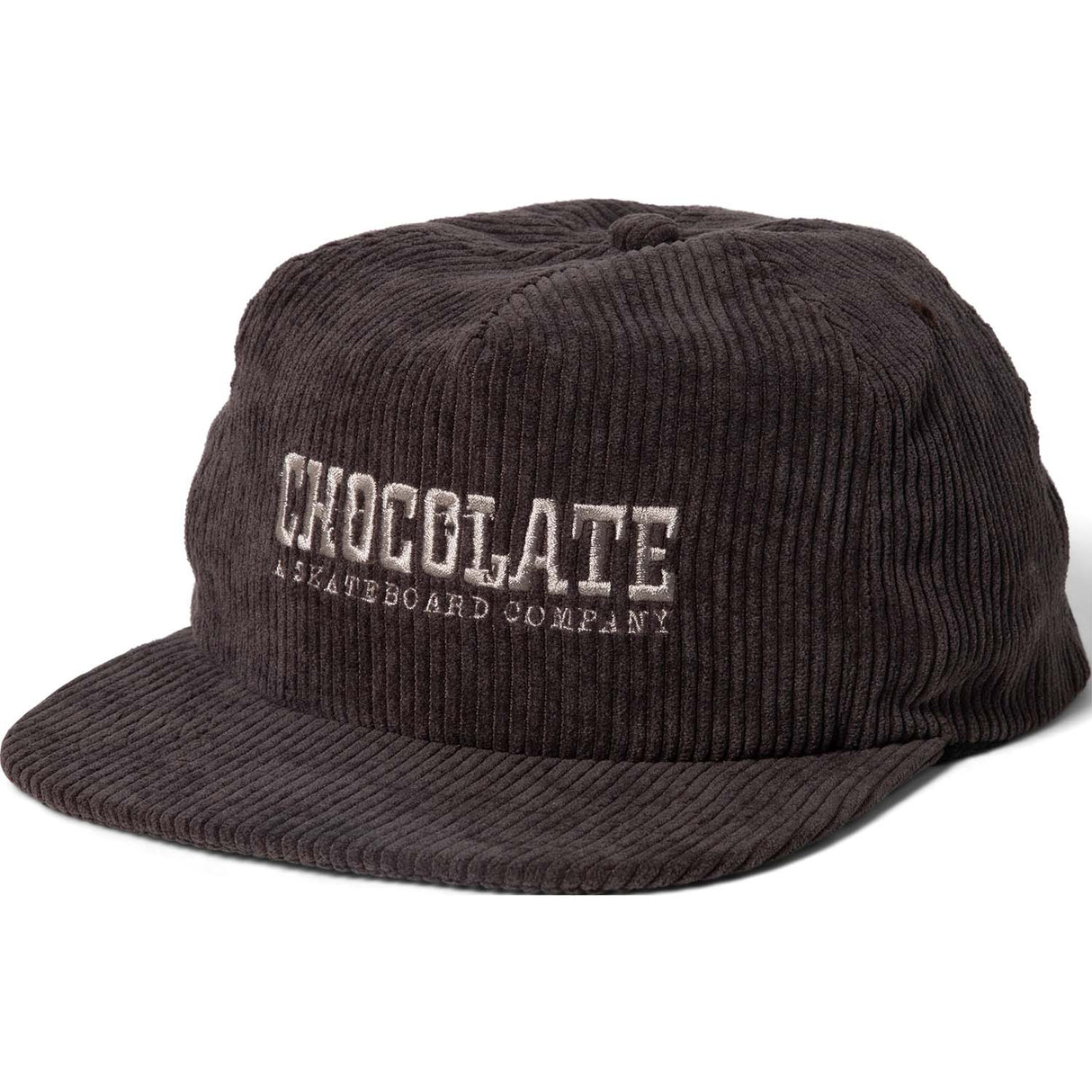 Chocolate Western Cord 5 Panel Cap - Brown