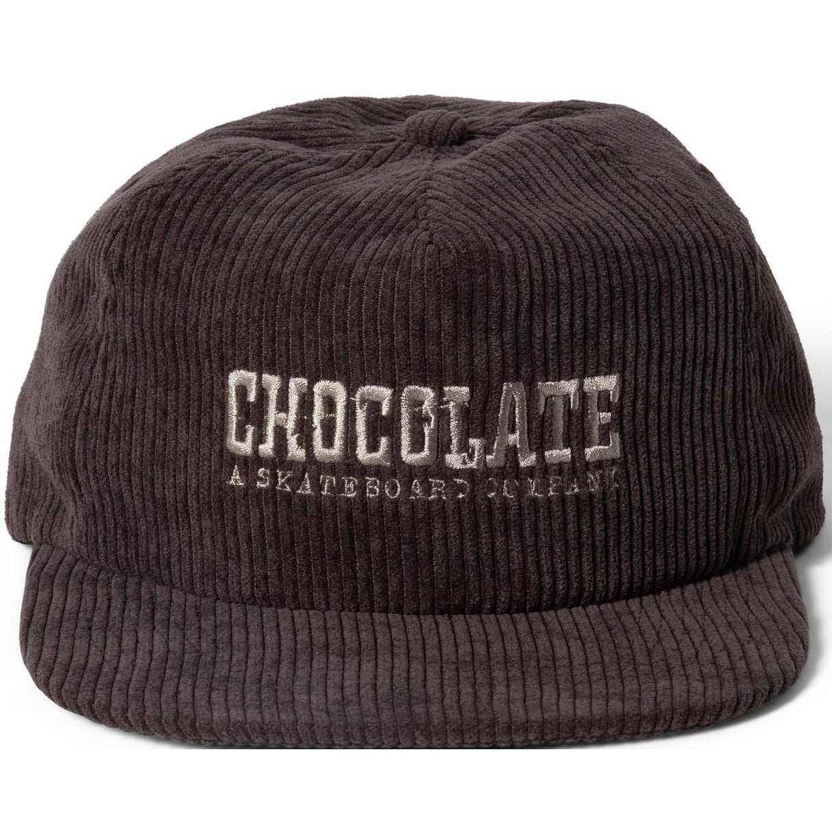 Chocolate Western Cord 5 Panel Cap - Brown