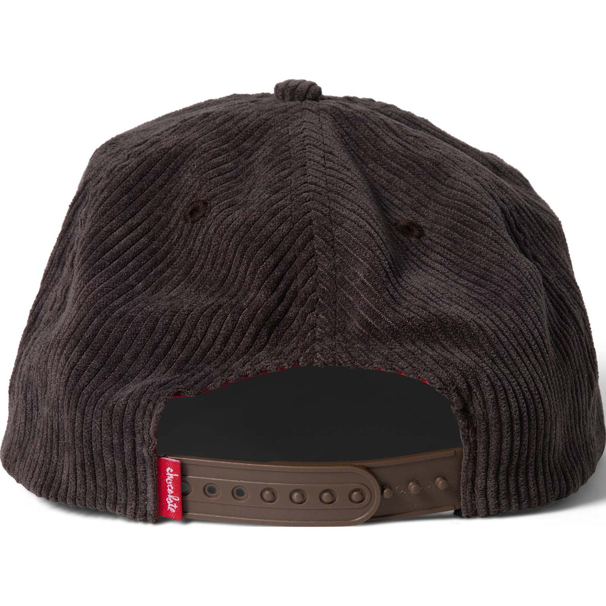 Chocolate Western Cord 5 Panel Cap - Brown