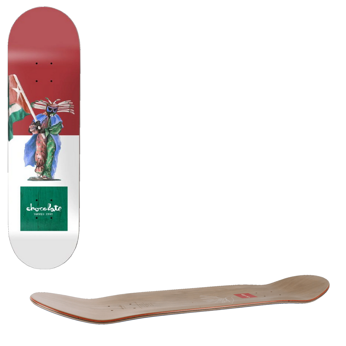 Chocolate Carnivale Skateboard Deck - Cruz 8.1875''