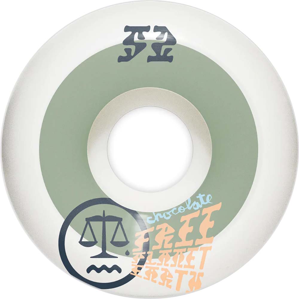 Chocolate Free Planet Earth Skateboard Wheels - 52mm