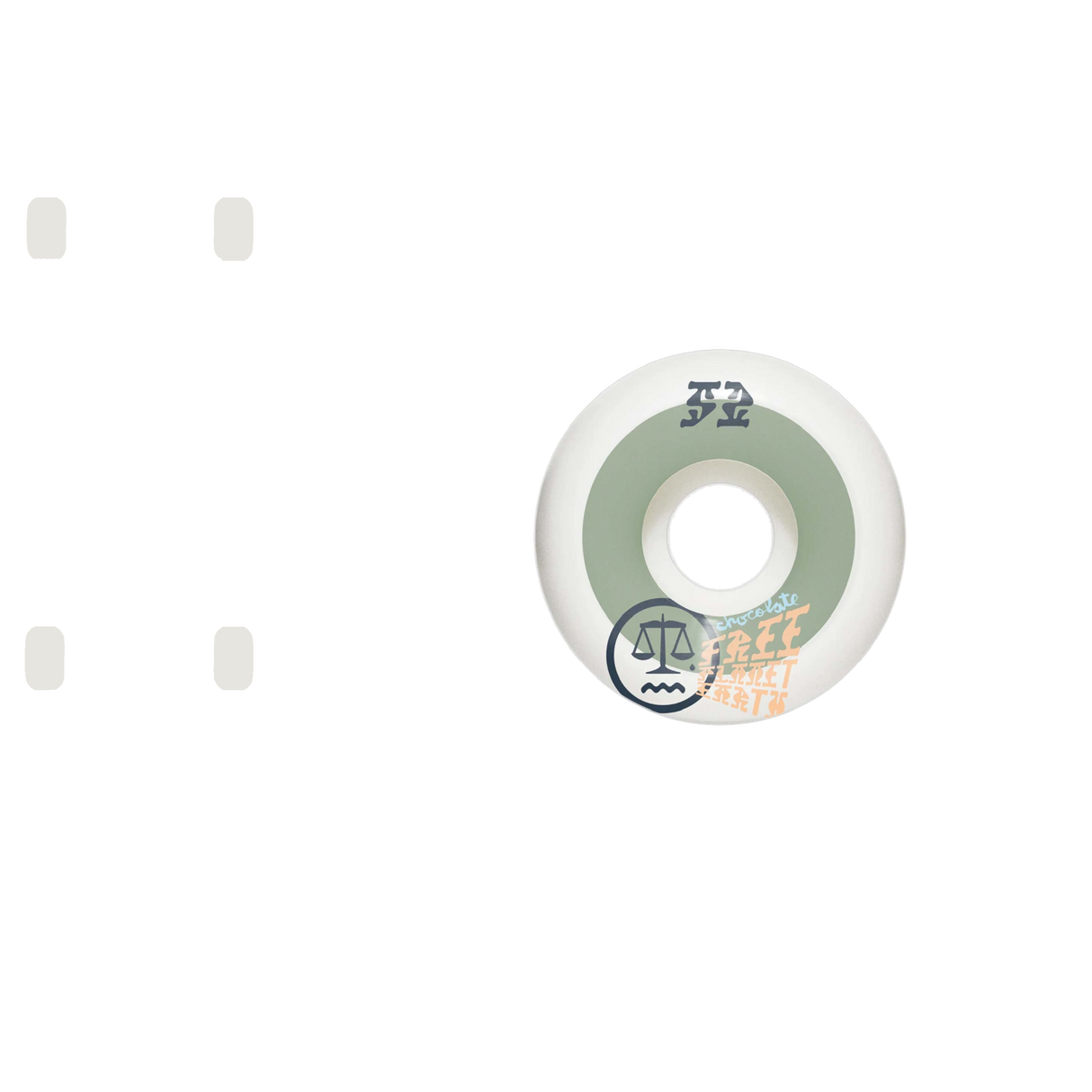Chocolate Free Planet Earth Skateboard Wheels - 52mm